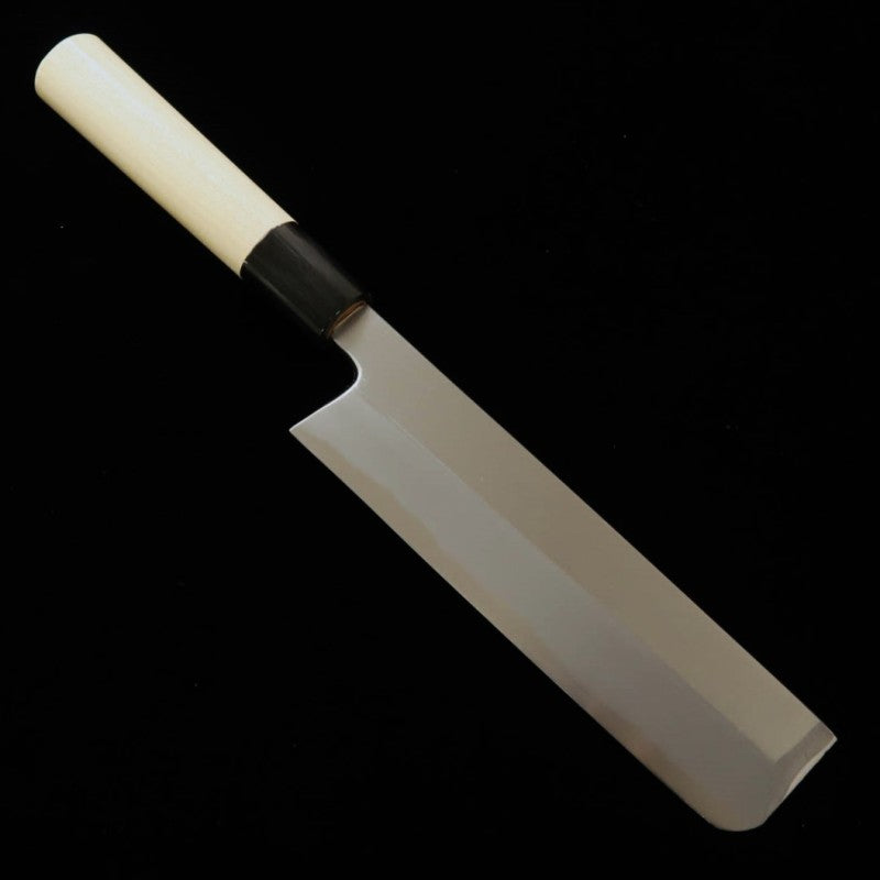 Miura Usuba Hakugin Nº2 Acabamento Kasumi Cabo de Magnólia (180-210mm)