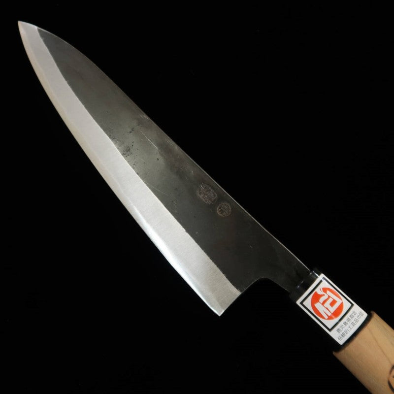 Ikenami Hamono IKENAMI HAMONO Shirogami nº1 con alma inoxidable, mango de sakura, cuchillo multiusos (130-180 mm)