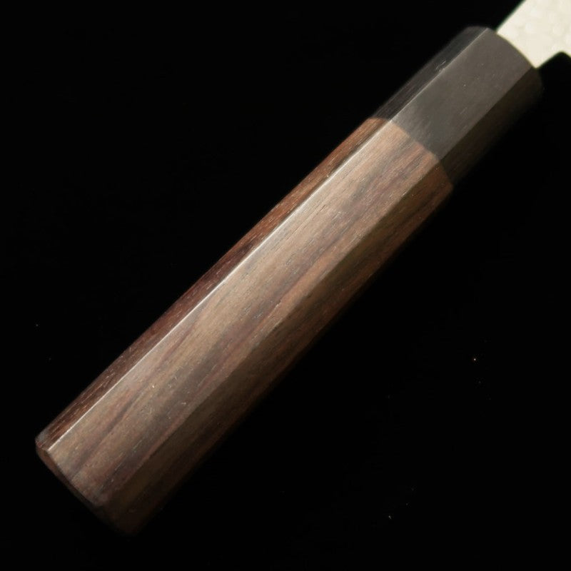 Miura cuchillo utilitario de un solo bisel acero Gingami nº 3 mango octogonal de palisandro (120 mm)