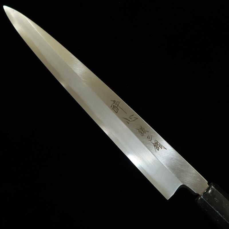 SUISIN – yanagiba Gin-3 pour gaucher, manche octogonal en if (240 / 270 mm)