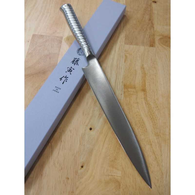藤寅 FUJITORA オールステンレス左利き用 柳刃 (240/270mm)