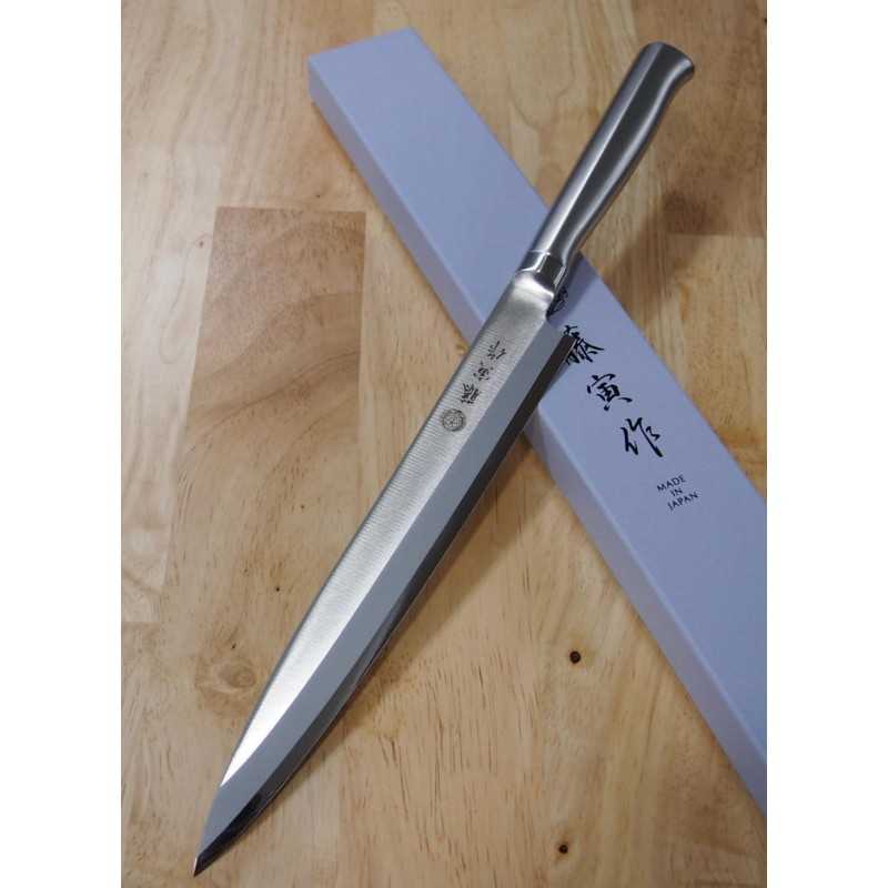藤寅 FUJITORA オールステンレス左利き用 柳刃 (240/270mm)