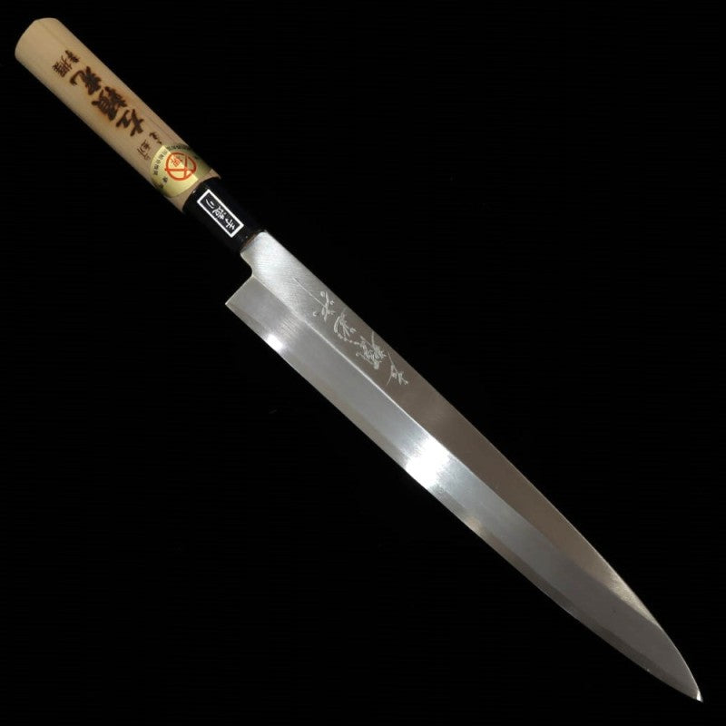 左頼光HIDARI YORIMITSU 特選 柳刃 SK材 朴柄 (210-300mm)