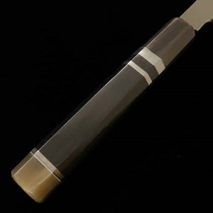 酔心 SUISIN INOX Honyaki Yanagiba Espejo completo Mango octogonal de ébano con anillo de plata (270 mm)