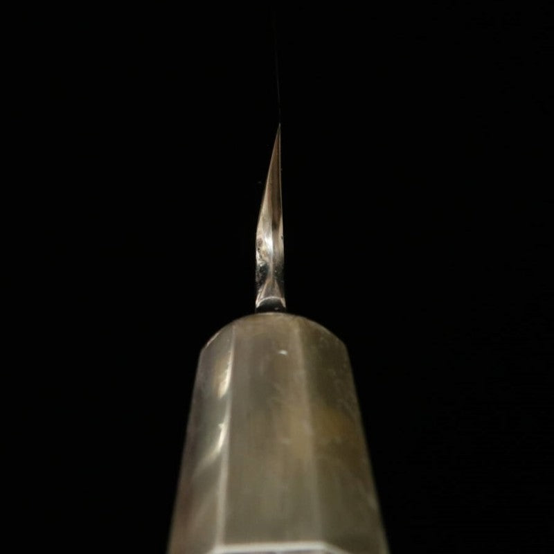 酔心 SUISIN INOX Honyaki Yanagiba Espejo completo Mango octogonal de ébano con anillo de plata (270 mm)
