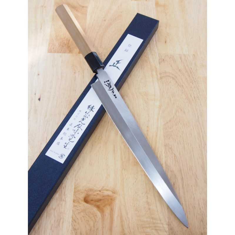 Masamoto Sohonten MASAMOTO, acier Gin-san n°3, Yanagiba (270 mm)