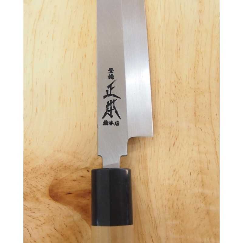 Masamoto Sohonten MASAMOTO, acier Gin-san n°3, Yanagiba (270 mm)