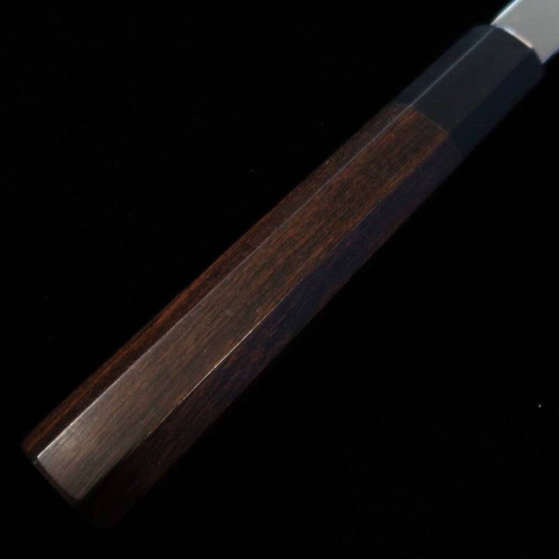 Yanagiba MIURA OBIDAMA Nakagawa Satoshi, VG10 acabado espejo, mango octogonal de ébano (270/300 mm)