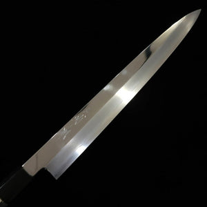 MIURA Obidama, Yanagiba, VG10, Finition miroir, Manche jaune (300 mm)