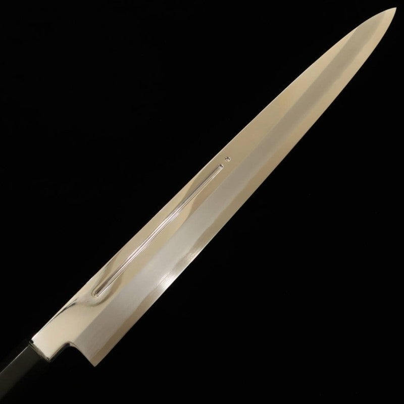 Yanagiba MIURA Inox Ginsan com Chinagashi cabo em ébano bainha de magnólia (330mm)