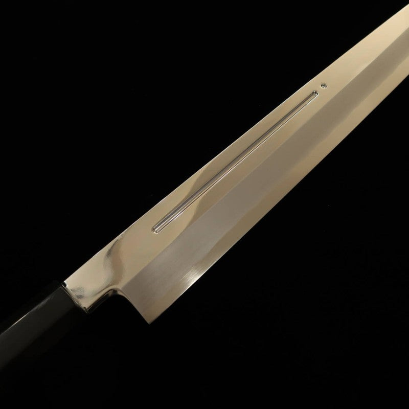 Yanagiba MIURA Inox Ginsan com Chinagashi cabo em ébano bainha de magnólia (330mm)