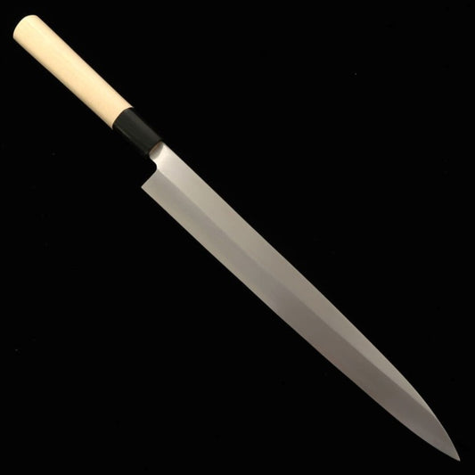 Miura MIURA Yanagiba acier au molybdène, manche en forme de châtaignier en magnolia (240-300mm)