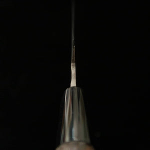 三輪 MIWA 柳刃 白紙一号 黒打ち 焼栗柄 (240mm)