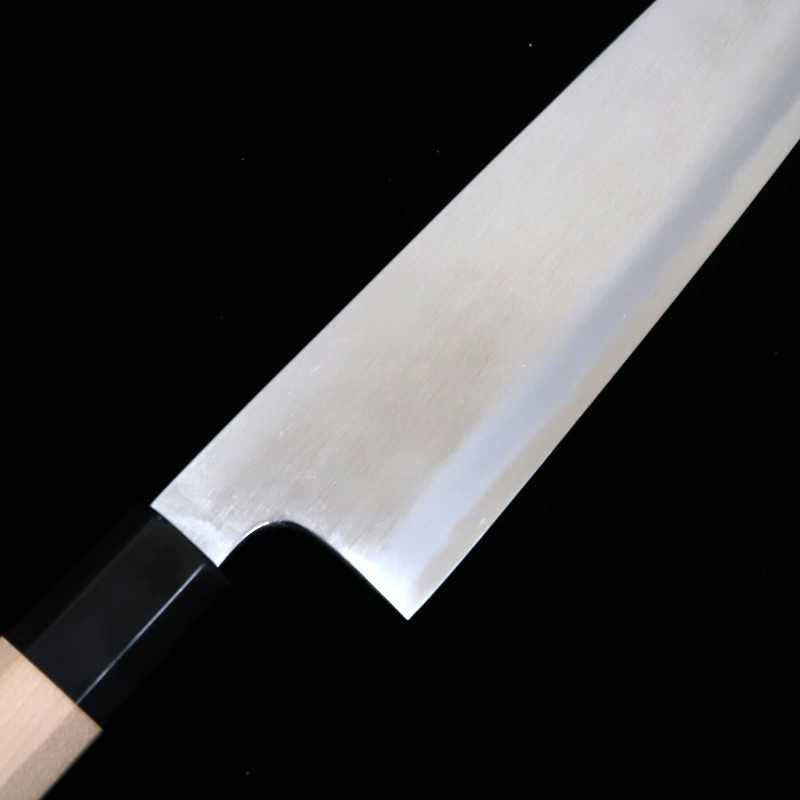 水野鍛錬所 MIZUNO TANRENJO 源昭忠 本鍛錬青鋼 牛刀 朴八角柄 (210/240mm)