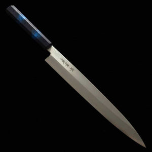 SAKAI TAKAYUKI lame en acier molybdène Nanairo Gunjo Bekko Yanagiba (270/300 mm)