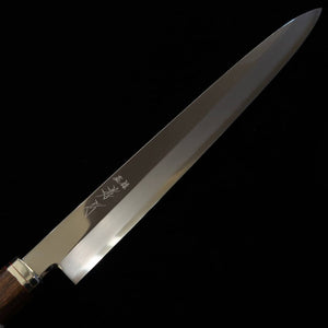 堺孝行 SAKAI TAKAYUKI 紫電シリーズ 柳刃 銀紙三号 アイアンウッドハンドル (300mm)
