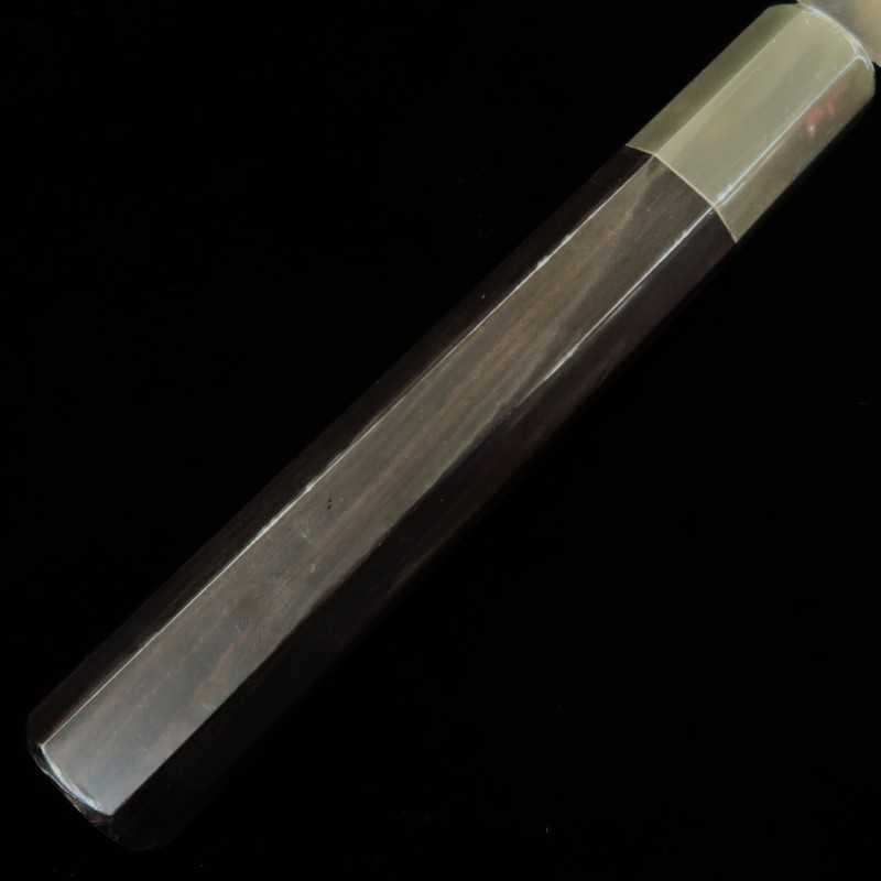 Yanagiba SUISIN by Miwa Ikeda, Blue no.2 Steel, Mirror Finish, Ebony Octagonal Handle (330mm)
