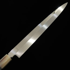 Yanagiba SUISIN obra de Ikeda Yoshikazu, Aogami no.2, mango de Ébano con funda de magnolia (270mm)