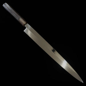 zzz 酔心SUISIN 本焼 池田美和作 柳刃 青紙二号 黒檀柄 朴鞘付き (300mm)