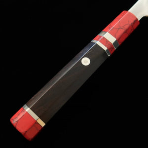 TADOKORO HAMONO Tadokoro Hamono Makoto Mirror acabado Gin-san Yanagiba mango de ébano (300 mm)
