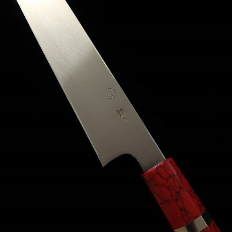 TADOKORO HAMONO Tadokoro Hamono Makoto Mirror acabado Gin-san Yanagiba mango de ébano (300 mm)