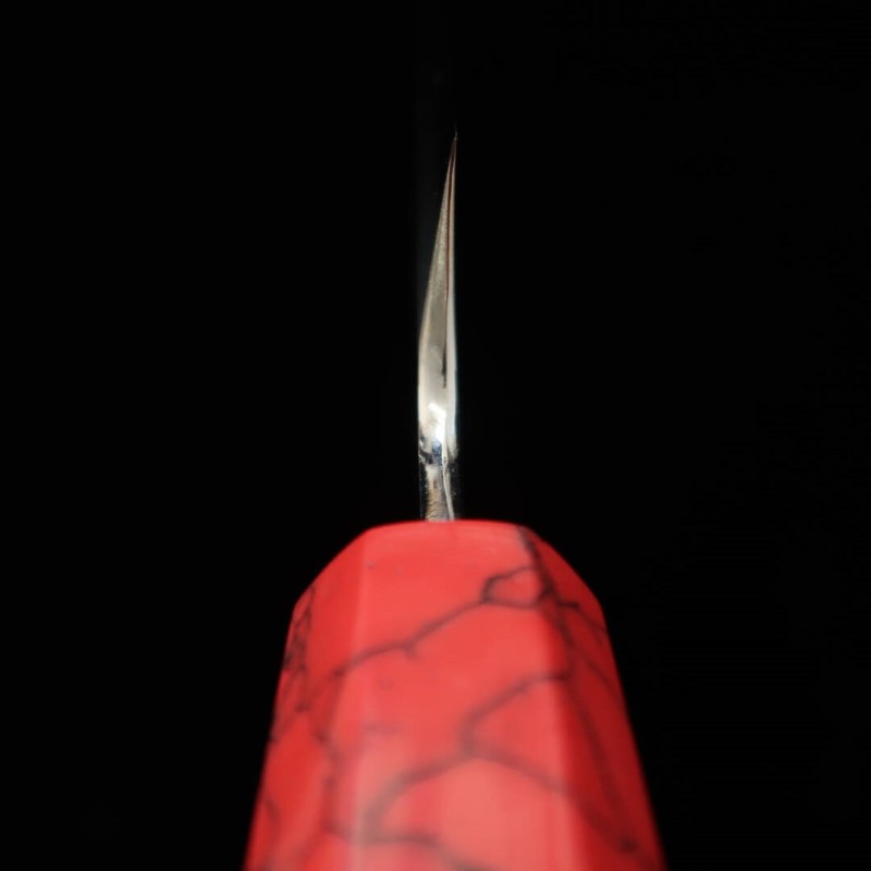 TADOKORO HAMONO Tadokoro Hamono Makoto Mirror acabado Gin-san Yanagiba mango de ébano (300 mm)