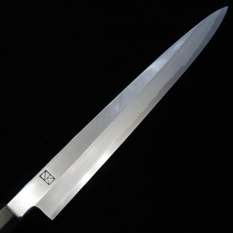 堺菊守 SAKAI KIKUMORI 中川 悟志作 柳刃　- 煉 -　青紙一号  ターコイズハンドル (270/300mm)