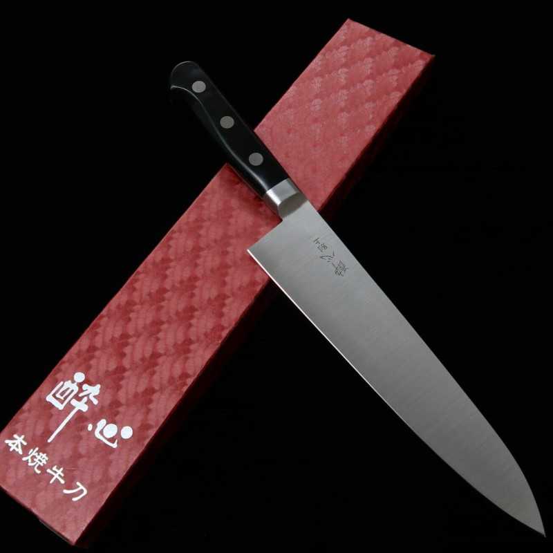 酔心 SUISIN 洋出刃 日本鋼 黒合板柄 (210/240mm)