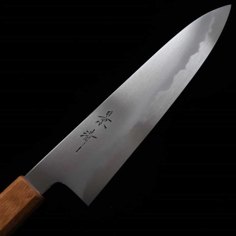 KAGEKIYO Gokujō acero blanco nº2 mango octogonal de cerezo gyuto japonés (210/240 mm)