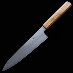 KAGEKIYO Gokujō acero blanco nº2 mango octogonal de cerezo gyuto japonés (210/240 mm)
