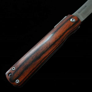 Nagao Kanekoma Seisakusho HIGONOKAMI 【serie Woody】Higo no Kami cierre liner VG10 laminado mango de caoba (70 mm)