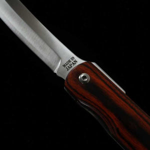 Nagao Kanekoma Seisakusho HIGONOKAMI 【serie Woody】Higo no Kami cierre liner VG10 laminado mango de caoba (70 mm)