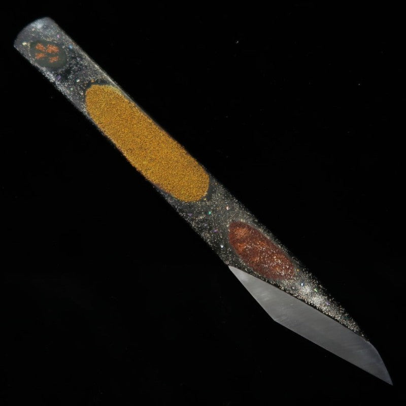 Kanekobo Cuchillo kiridashi ~Brillo oscuro~ 24 mm
