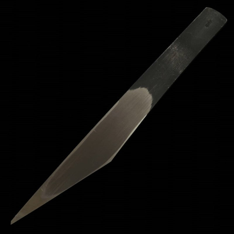 MASUDA YOSHIHIDE kiridashi/pequeña navaja acero Shirogami #2 acabado negro (70 mm)