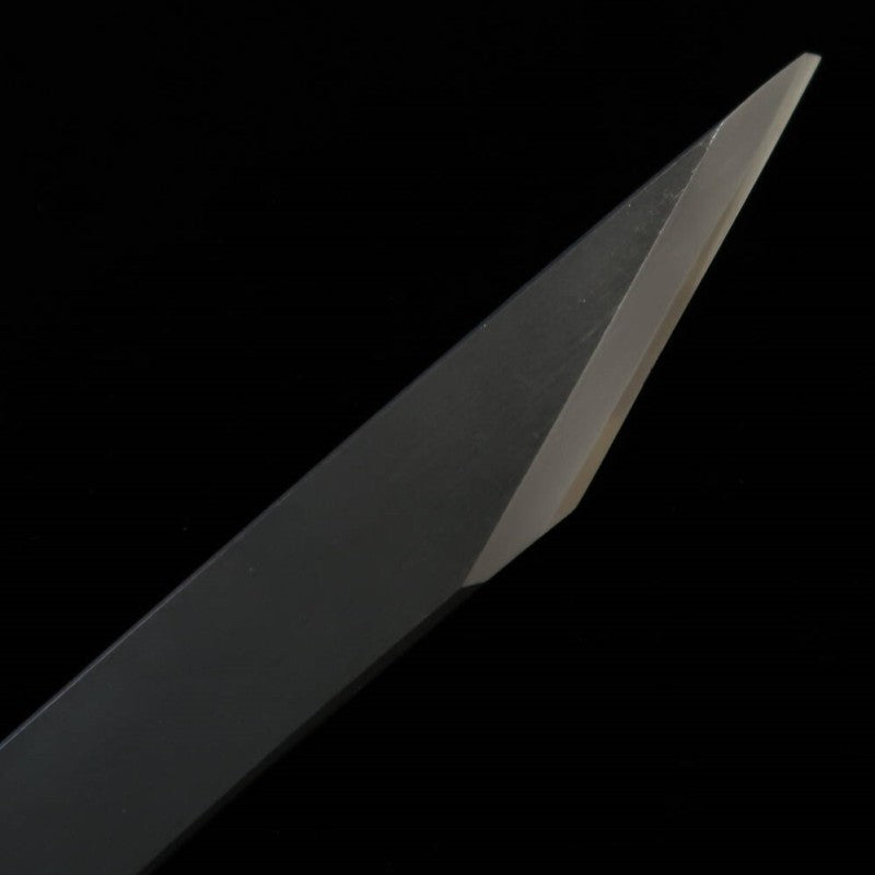 MASUDA YOSHIHIDE kiridashi/pequeña navaja acero Shirogami #2 acabado negro (70 mm)