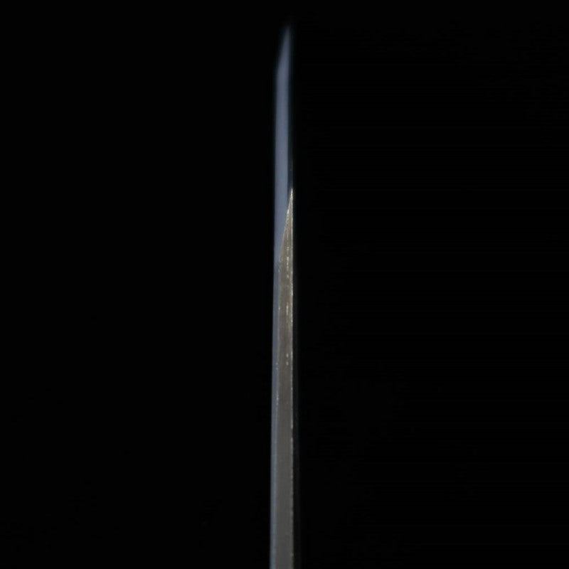 MASUDA YOSHIHIDE kiridashi/pequeña navaja acero Shirogami #2 acabado negro (70 mm)