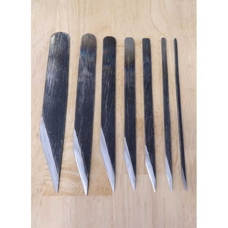Cuchillo kiridashi Acero Aogami No.2 (3-24 mm)