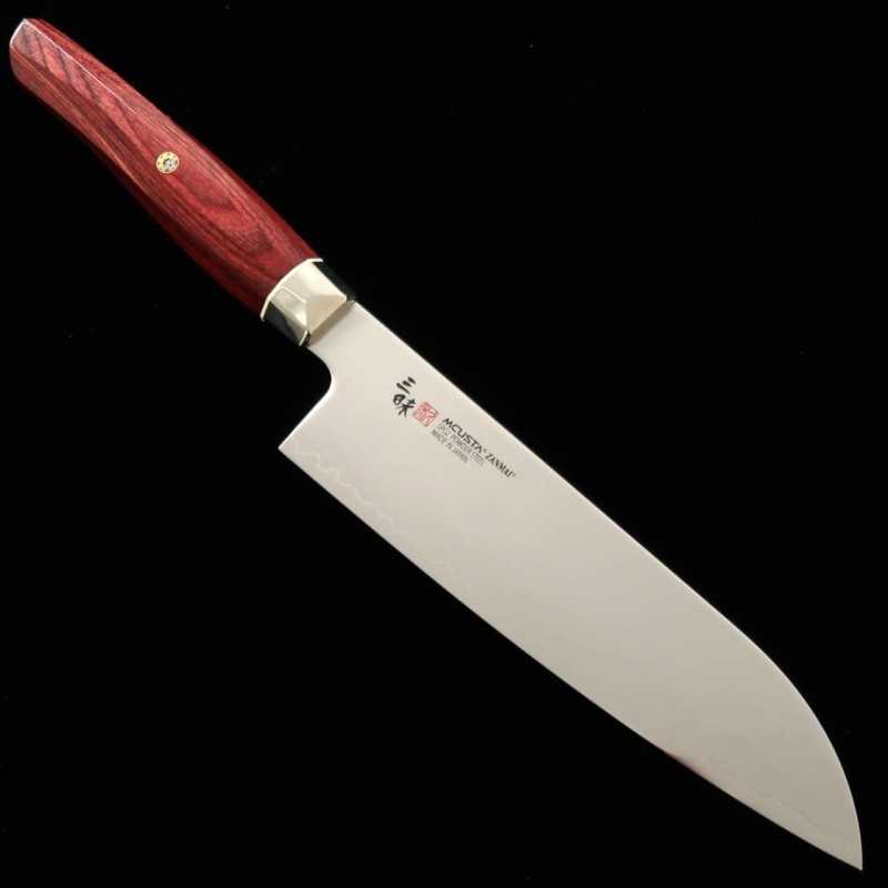Zanmai MCUSTA ZANMAI Revolution Rouge Santoku (180 mm)