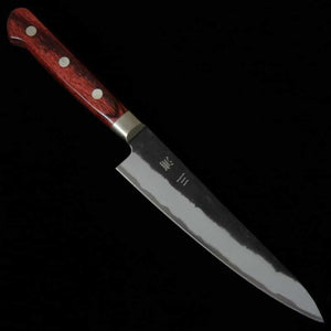 Miura Acier Bleu Super Petit Couteau Finition Noire Nashiji (135 mm)