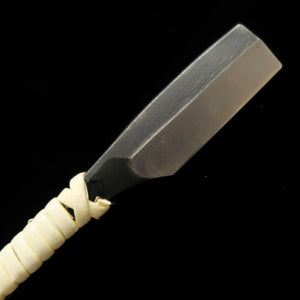 TOMITA Rasoir japonais, acier bleu, manche en rotin (40mm)