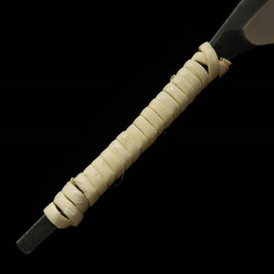 TOMITA Rasoir japonais, acier bleu, manche en rotin (40mm)