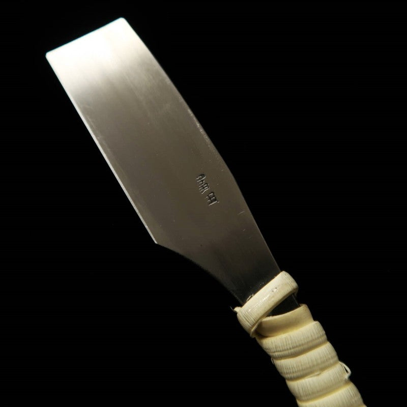 TOMITA Rasoir japonais, acier bleu, manche en rotin (40mm)