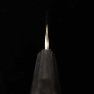 MIURA Itadaki Miura Cho Tanaka Giichi Hoja blanca nº2 Petty, acabado shinogi, mango octogonal de ébano (150 mm)