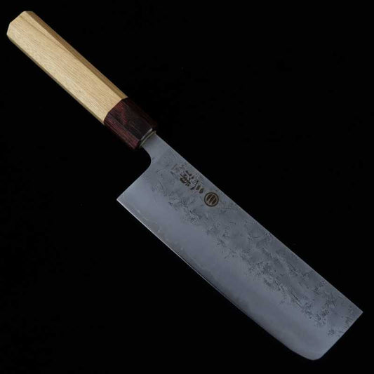 Nakiri MIURA aço inox SLD cabo octogonal Keyaki (165mm)