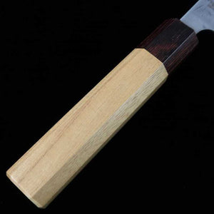 Miura Acier inoxydable SLD Finition nashiji Couteau à légumes Manche en bois de zelkova octogonal (165 mm)