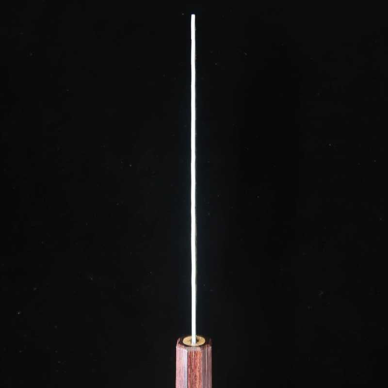 Miura Acier inoxydable SLD Finition nashiji Couteau à légumes Manche en bois de zelkova octogonal (165 mm)