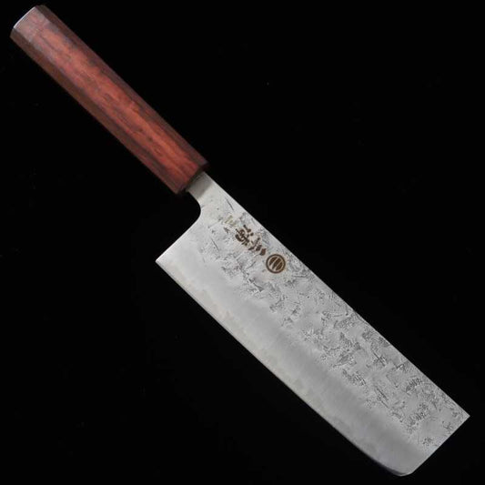 Nakiri MIURA aço inox SLD  cabo octogonal roxo (165mm)