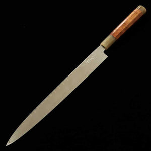 Yanagiba MIURA Inox Ginsan com linha Chinagashi bainha Magnolia (300mm)