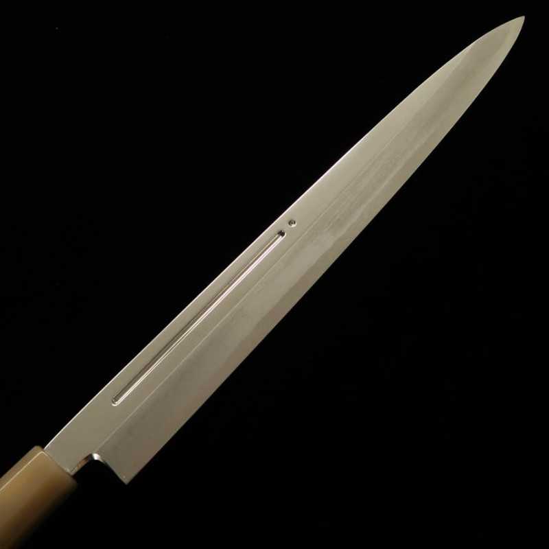 Yanagiba MIURA Inox Ginsan com linha Chinagashi bainha Magnolia (300mm)