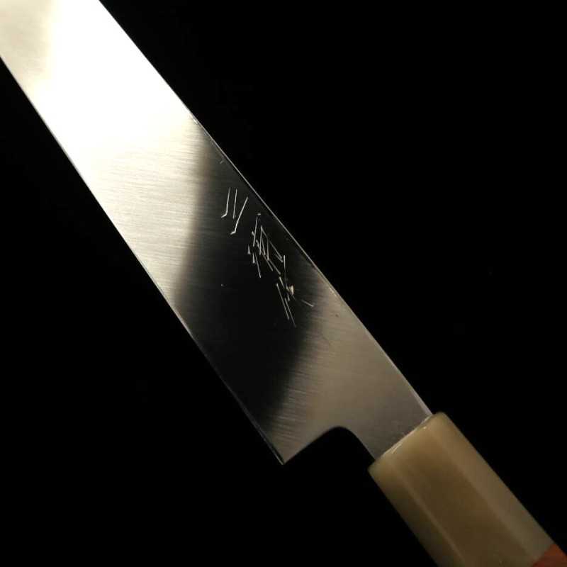 Yanagiba MIURA Inox Ginsan com linha Chinagashi bainha Magnolia (300mm)